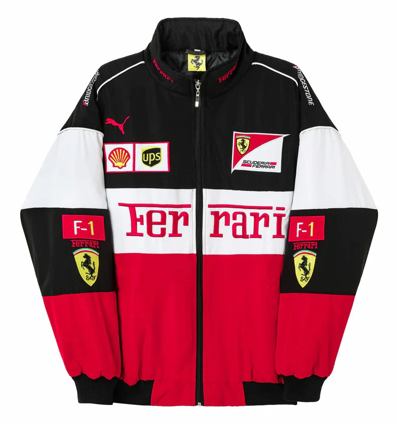Ferrari Vintage Racing Jacket White