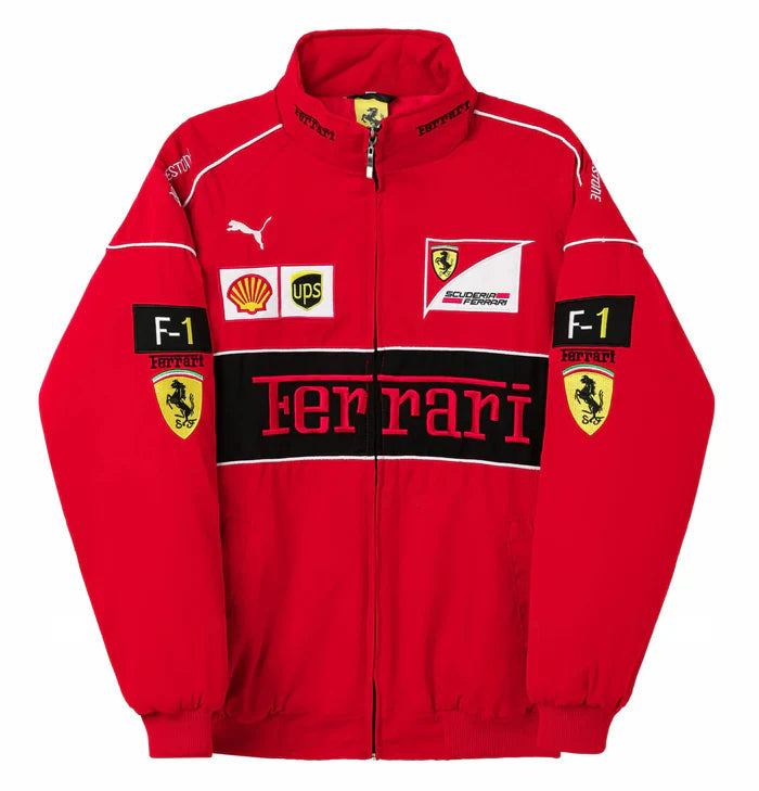 Ferrari Vintage Racing Jacket Red