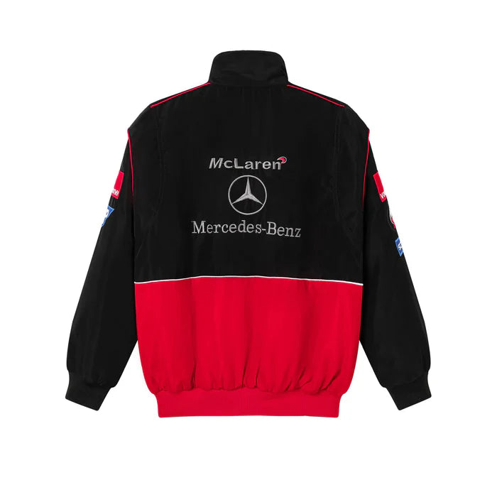 Mercedes Vintage Racing Jacket Red & Black