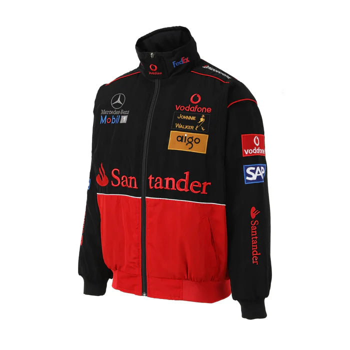 Mercedes Vintage Racing Jacket Red & Black