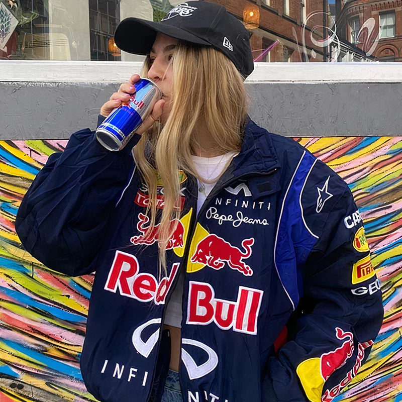 Red Bull Vintage Racing Embroidery Jacket