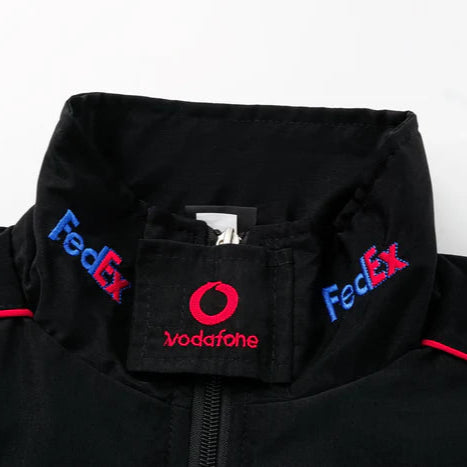Mercedes Vintage Racing Jacket Red & Black