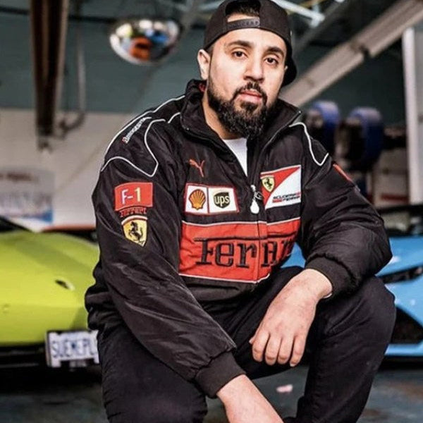 Ferrari Vintage Racing Jacket Black