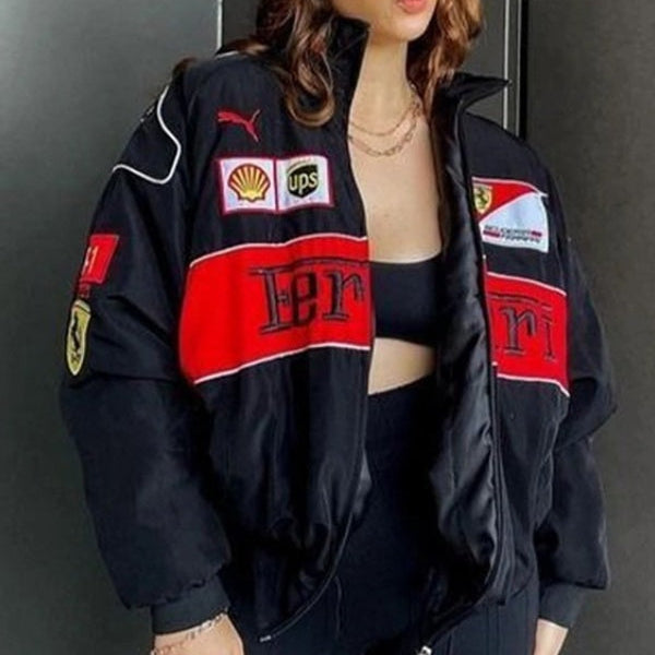 Ferrari Vintage Racing Jacket Black